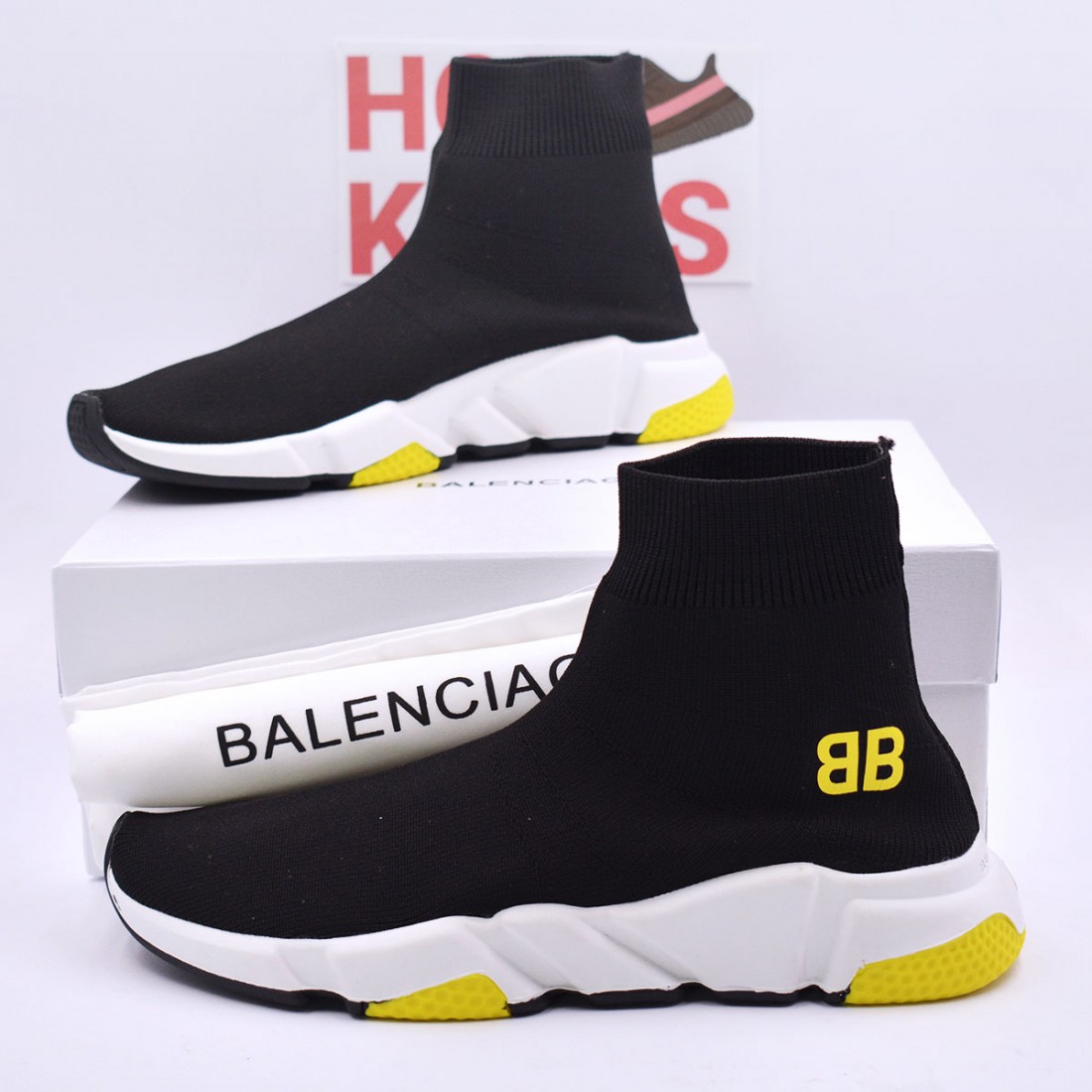 balenciaga runners yellow